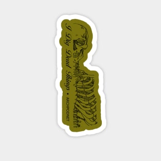 I Dig Dead Things Sticker